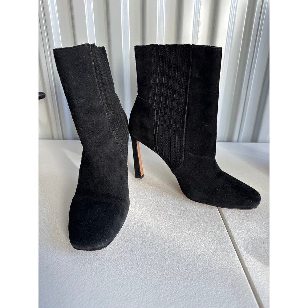 Vince Camuto Alanna Suede Boot Black 8.5